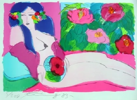 Литография Ting - Woman 7