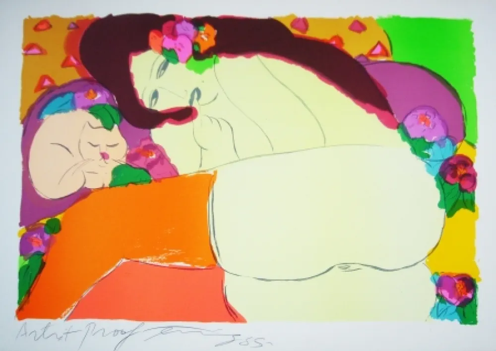 Литография Ting - Woman 8