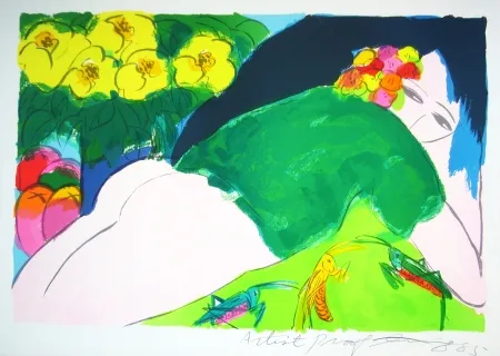 Литография Ting - Woman 9