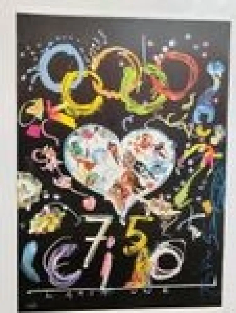 Сериграфия Tinguely - 75 CIO, Lausanne II