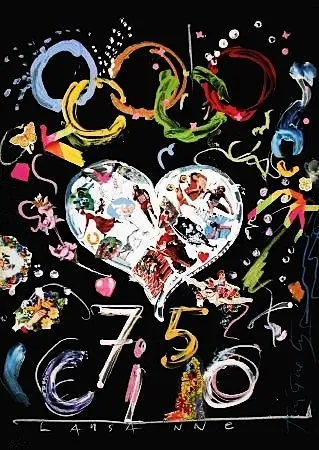 Литография Tinguely - Jeux olympiques 92