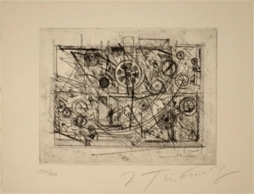 Офорт Tinguely - Metaharmonie III