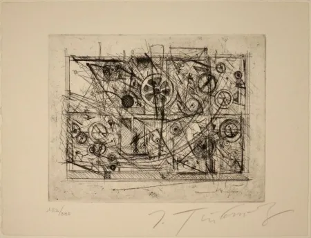 Офорт Tinguely - Metaharmonie III