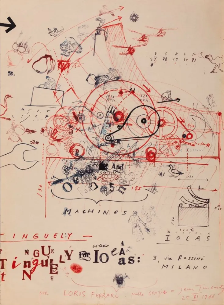 Гашение Tinguely - Tinguely - Galleria Iolas, 1966