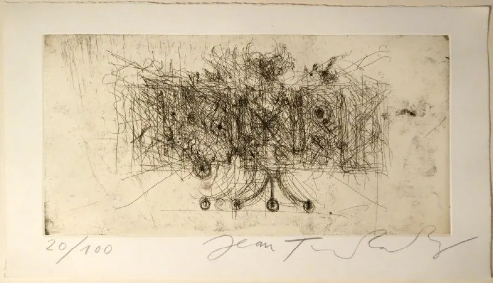 Иллюстрированная Книга Tinguely - Tinguely par Tinguely