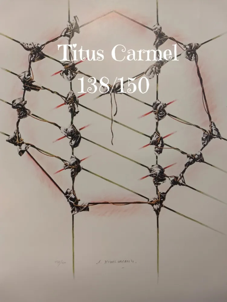 Литография Titus Carmel - 138/150 Hand signed
