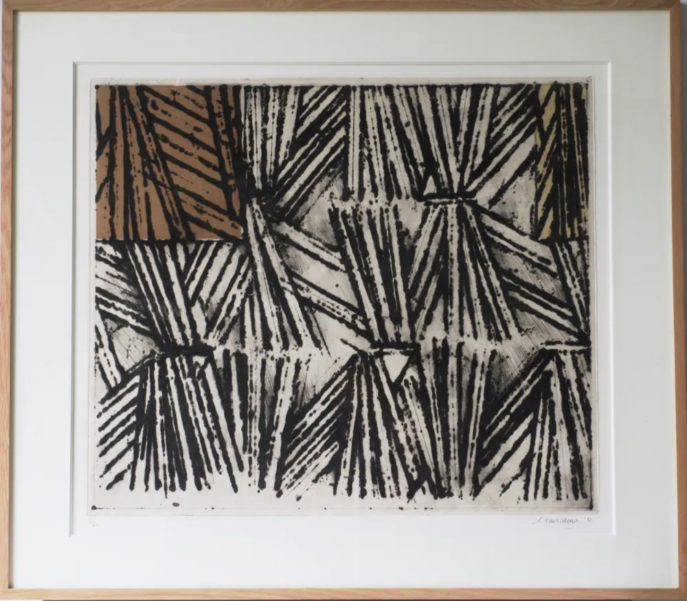 Офорт И Аквитанта Titus Carmel - Brisée I (Sur la route de la soie)