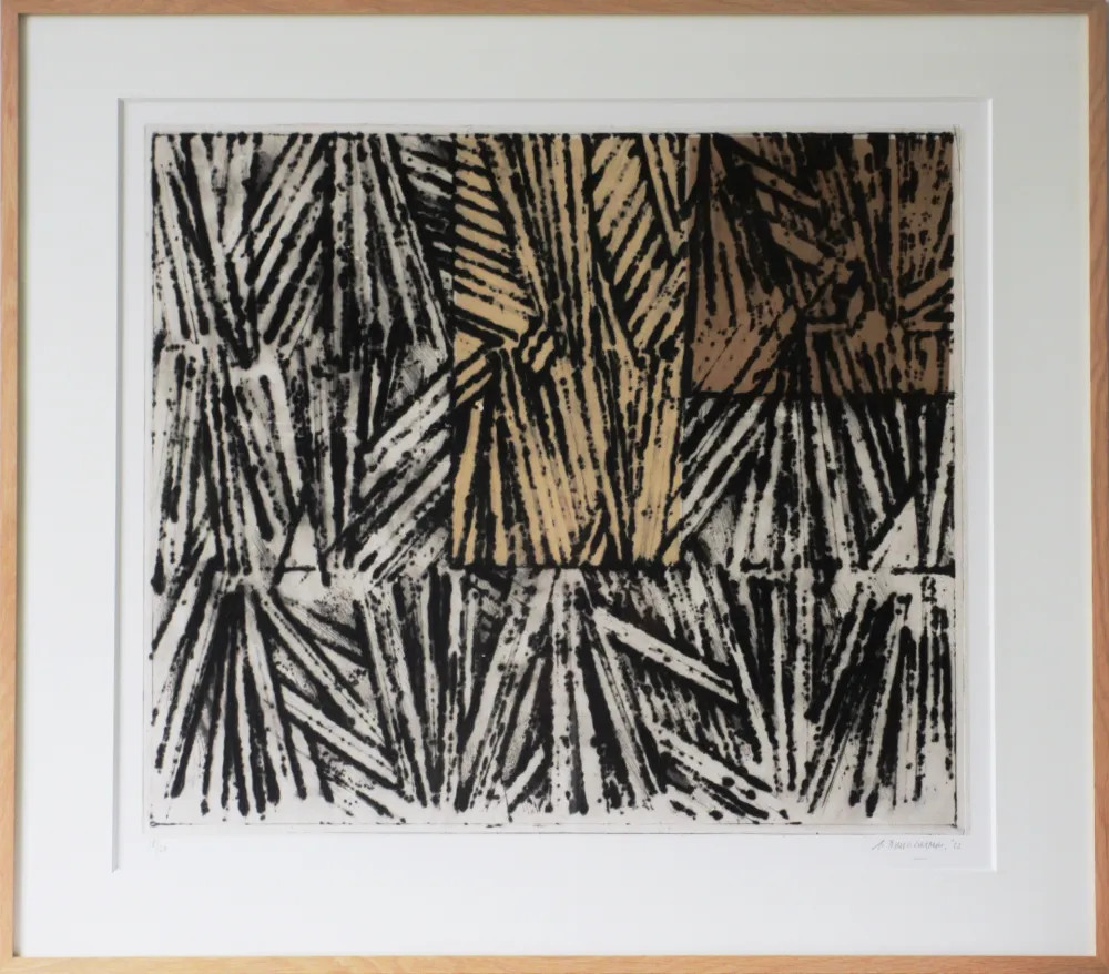 Офорт И Аквитанта Titus Carmel - Brisée II (Sur la route de la soie)