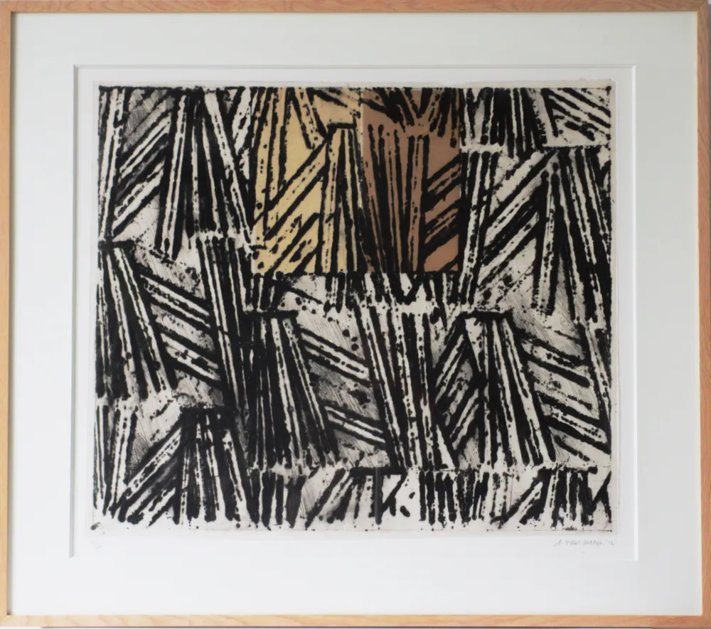 Офорт И Аквитанта Titus Carmel - Brisée III (Sur la route de la soie)