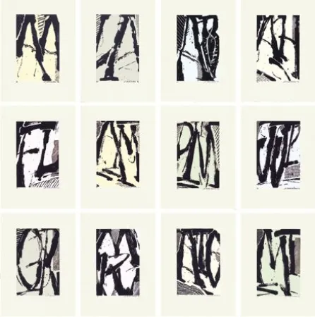 Сериграфия Titus Carmel - Cairn - 12 sérigraphies 