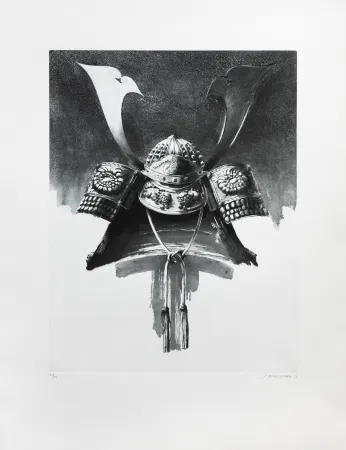 Гравюра Titus Carmel - Casque de Nikko I 