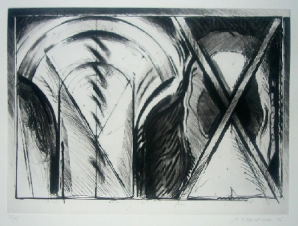 Акватинта Titus Carmel - Chancay VII