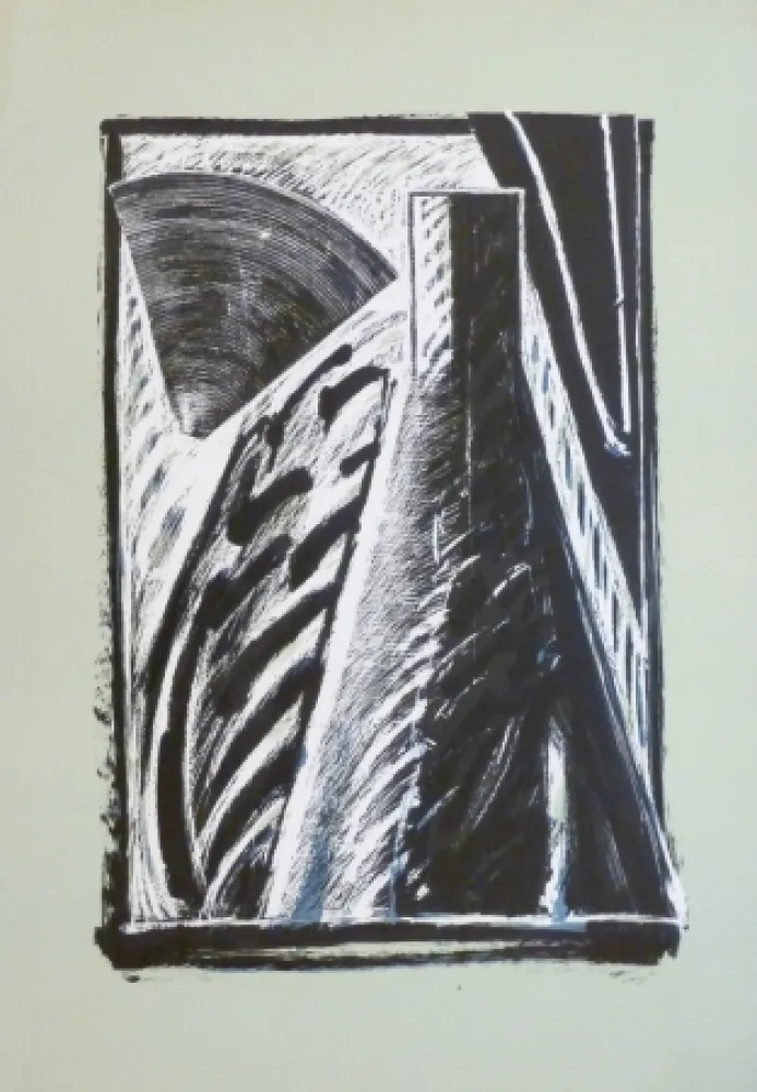 Литография Titus Carmel - Composition