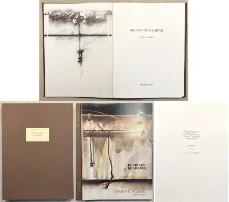 Иллюстрированная Книга Titus Carmel - Derrière le Miroir n°230. TITUS-CARMEL, SUITE NARWA. Octobre 1978. TIRAGE DE LUXE SIGNÉ PAR L'ARTISTE.