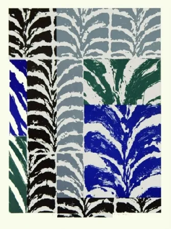 Литография Titus Carmel - Feuillée II