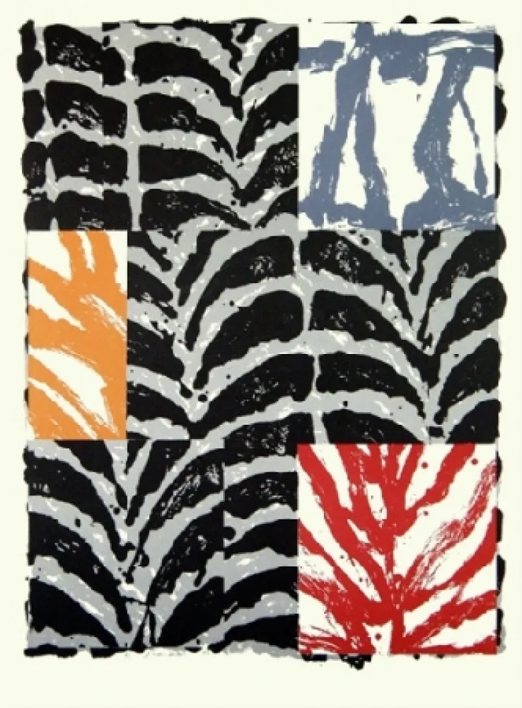 Литография Titus Carmel - Feuillée III