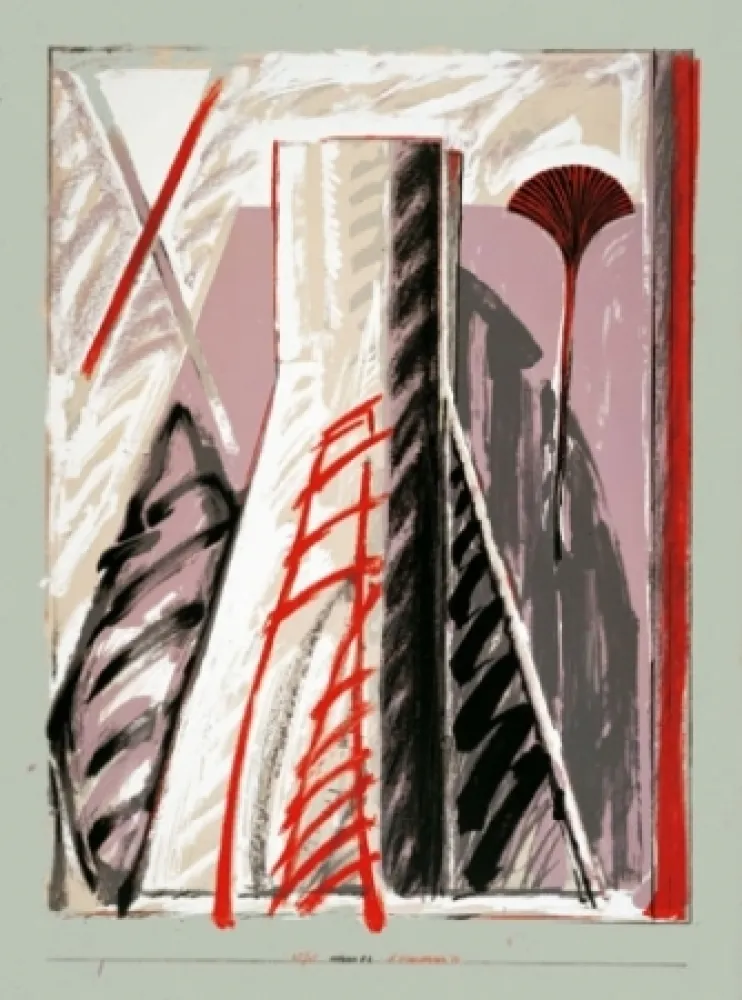 Литография Titus Carmel - Intérieur 2