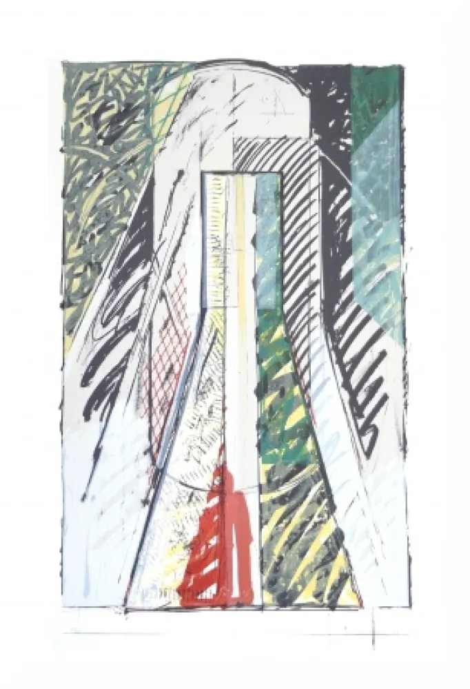 Литография Titus Carmel - Intérieur 2