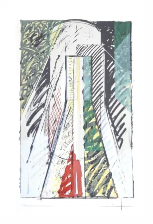 Литография Titus Carmel - Intérieur 2