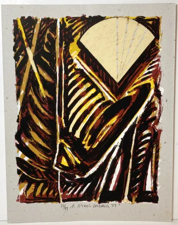 Литография Titus Carmel - Lithographie signée et numérotée