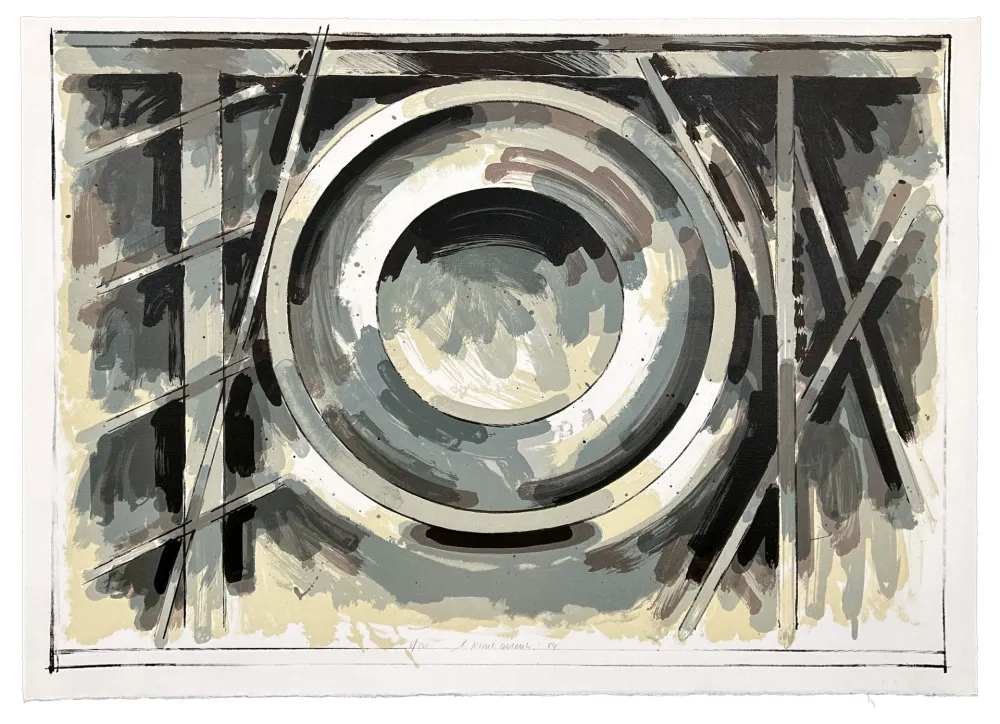 Литография Titus Carmel - Sans titre 1