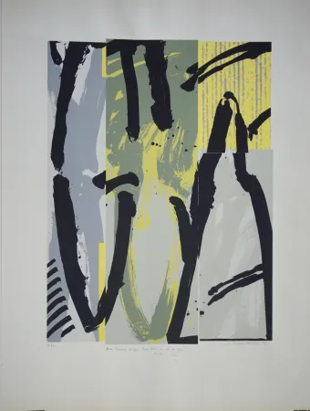 Литография Titus Carmel - Sans titre