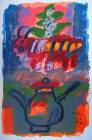 Литография Tobiasse - Bucolique á la theiere