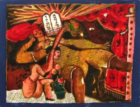 Литография Tobiasse - Cantique des cantiques v