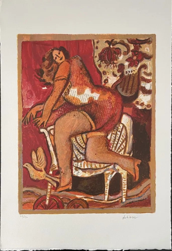 Литография Tobiasse - Cantiques des Cantiques