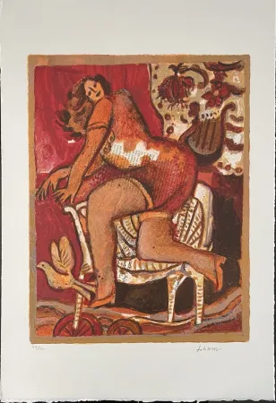 Литография Tobiasse - Cantiques des Cantiques