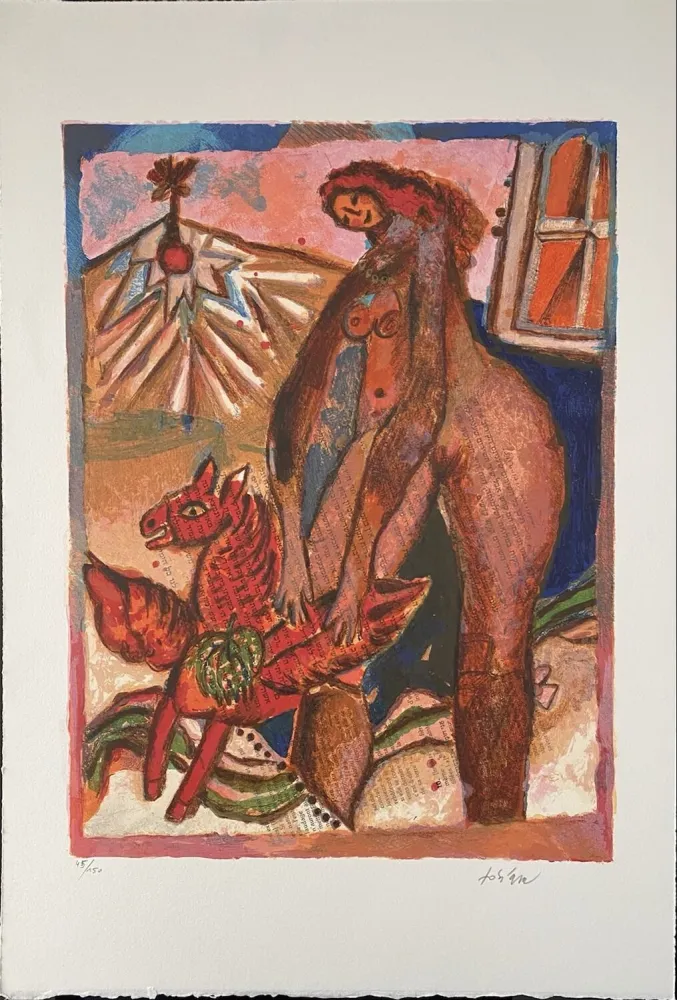 Литография Tobiasse - Cantiques des Cantiques