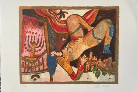 Литография Tobiasse - Cantiques des Cantiques