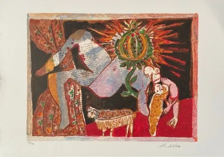 Литография Tobiasse - Cantiques des Cantiques