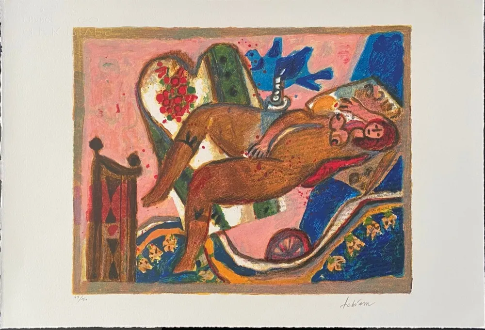 Литография Tobiasse - Cantiques des Cantiques