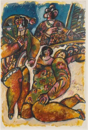 Литография Tobiasse - Fenêtres d'amour, labyrinthes infinis