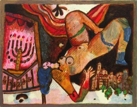 Литография Tobiasse - Le cantique des cantiques III