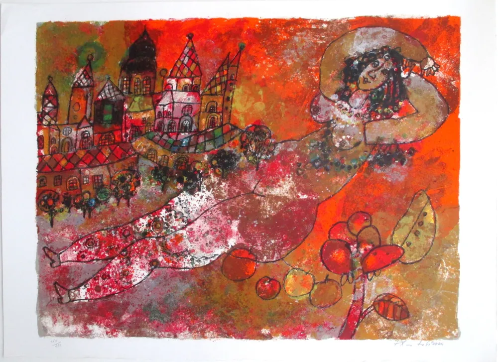 Литография Tobiasse - The song of songs 1