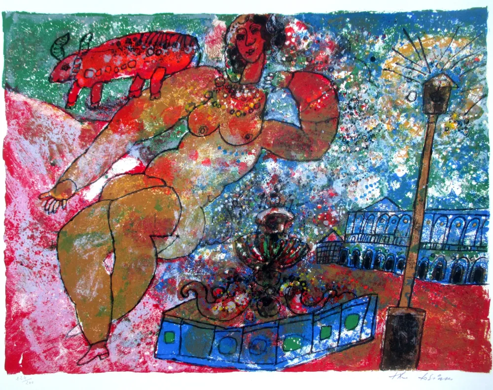 Литография Tobiasse - The Song of Songs 2