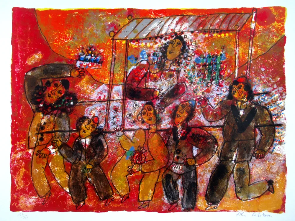 Литография Tobiasse - The Song of Songs 3