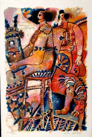 Литография Tobiasse - Une route longue comme un miroir fertile