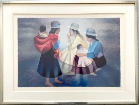 Литография Toffoli - Bavardages