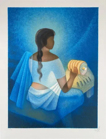 Литография Toffoli - Le fuseau