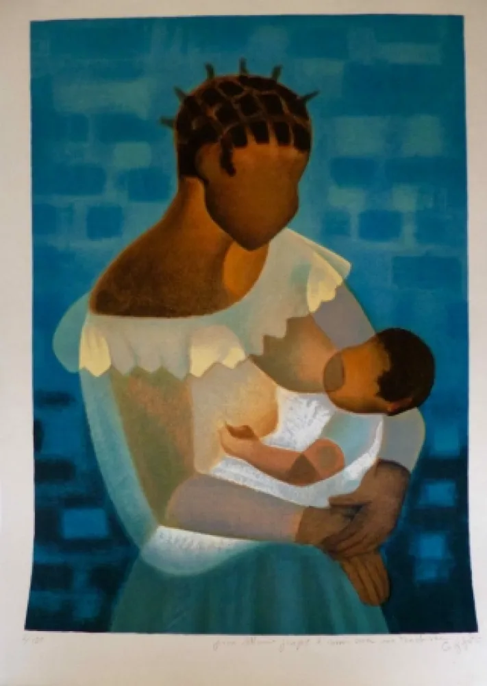 Литография Toffoli - Maternité