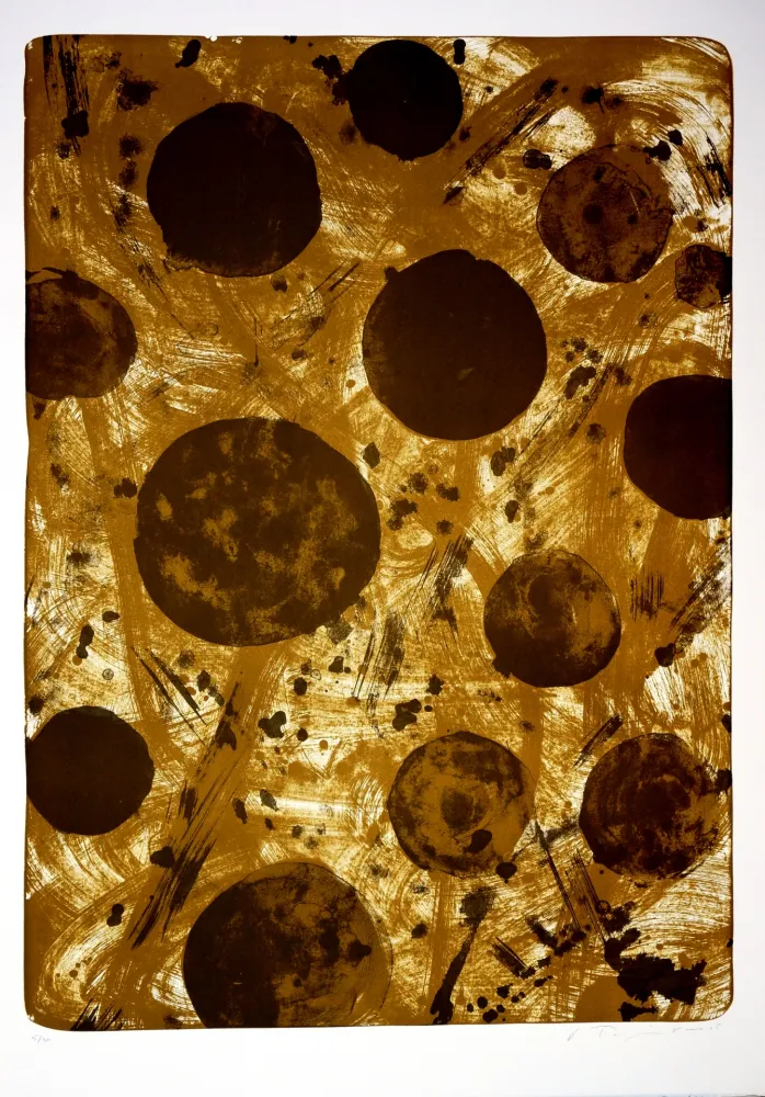 Литография Tøjner - Recherche de formes dispersées I