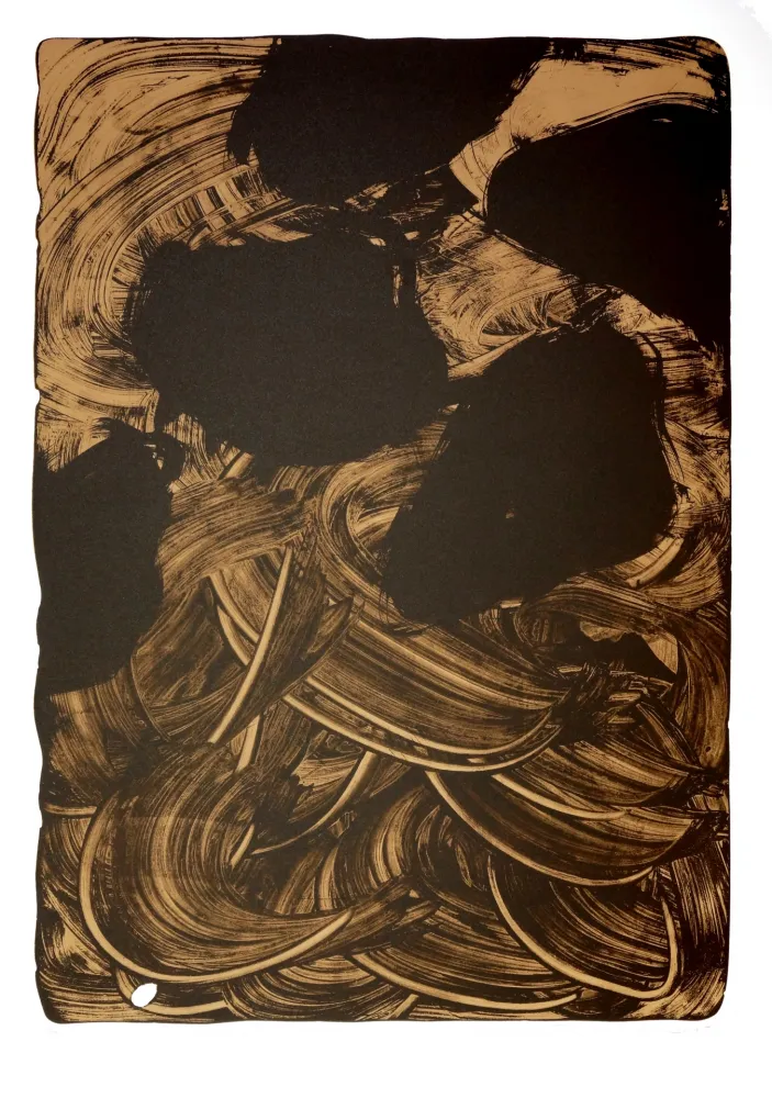 Литография Tøjner - Recherche de formes dispersées VIII