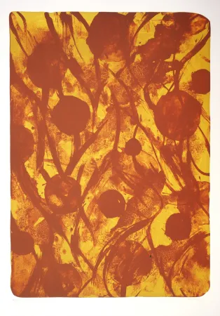 Литография Tøjner - Recherche des formes dispersées III