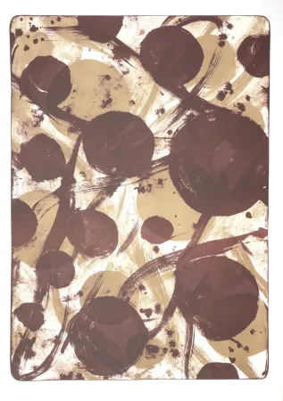 Литография Tøjner - Recherche des formes dispersées VI