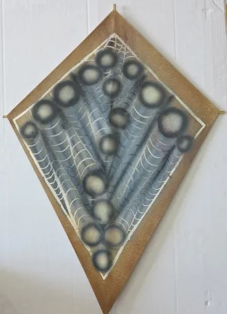 Сериграфия Toledo - Abstract large spider web kite