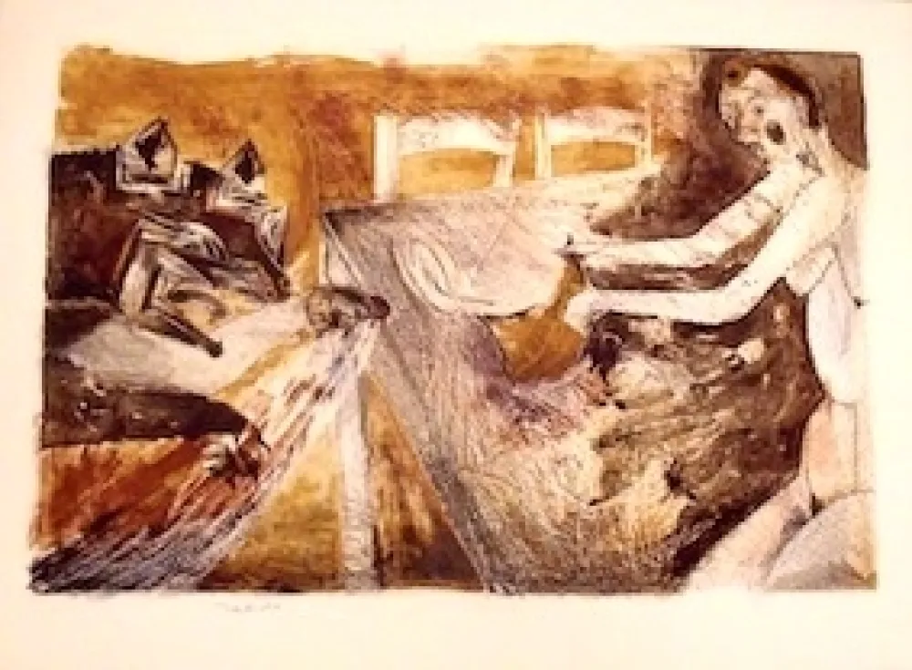 Литография Toledo - El Desayuno