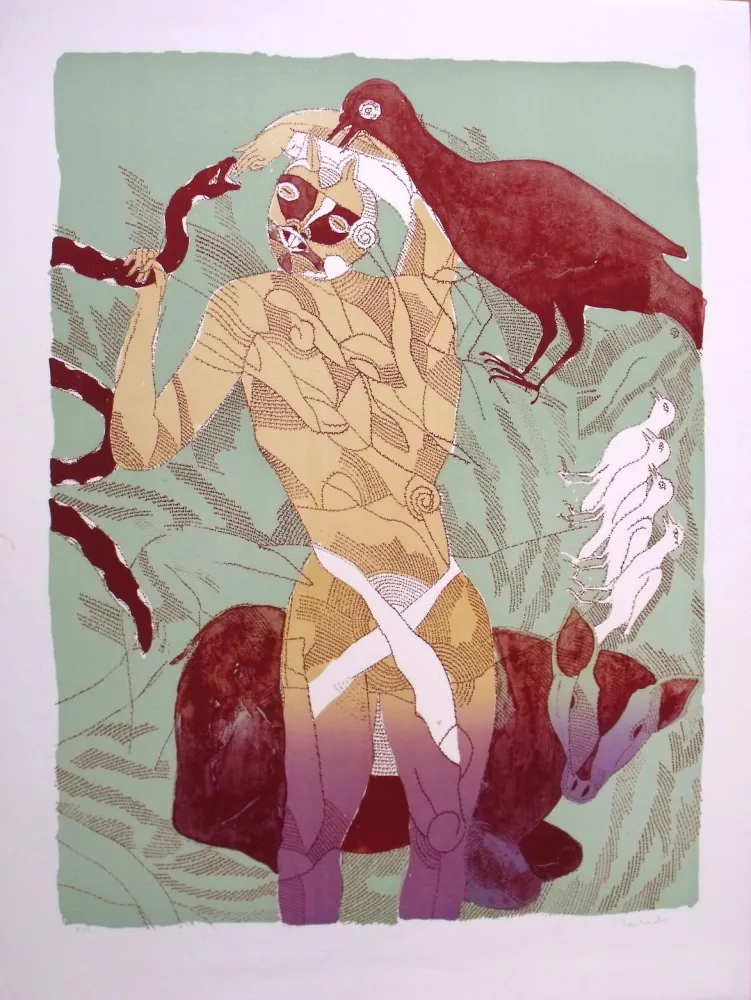 Литография Toledo - Homme-Oiseau